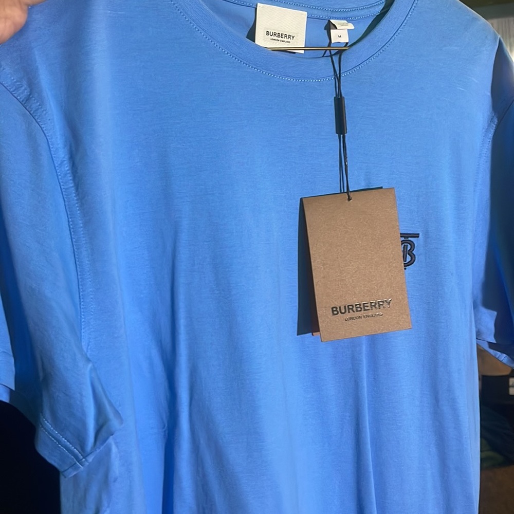 Brand New Baby Blue Burberry Tee (Men’s)